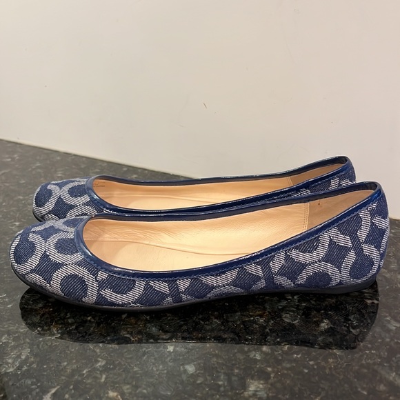 Coach monogram ballet flats, Adessa, size 6.5 - Picture 4 of 11